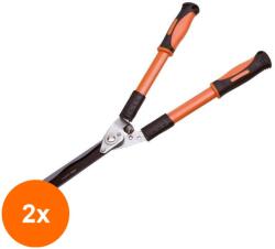 HARDEN Set 2 x Foarfeca pentru Gard Viu, 630 mm, Profesional, Harden (COR-2xZH630502) Foarfeca de gradina