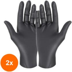Biodeck Set 2 x 100 Manusi Negre din Nitril, Marimea L (OIB-2xMAN-NITRIL-N-L-100)