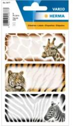 HERMA Herma: Szafari mintás füzetcímke - 9 db-os