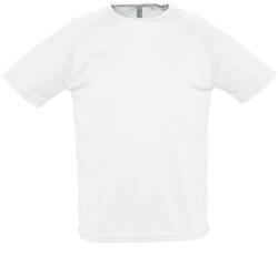 SOL'S Férfi sportos Raglan póló XS fehér