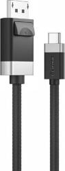 ALOGIC FUSCDP1M video átalakító kábel 1 M USB C-típus DisplayPort Fekete (FUSCDP1M) (FUSCDP1M)