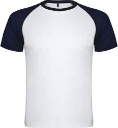 ROLY Unisex felnőtt Indianapolis rövid ujjú sportpóló Unisex felnőtt Indianapolis 3XL fehér|kék