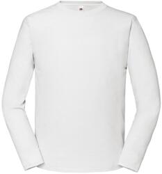 Fruit of the Loom Unisex Felnőtt Iconic 190 hosszú ujjú póló 5XL fehér