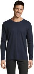 SOL'S Férfi Imperial pamut hosszú ujjú póló XS kék