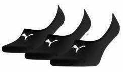 PUMA Zokni Puma Footie 3 Pack, Fekete, Unisex 43 fekete