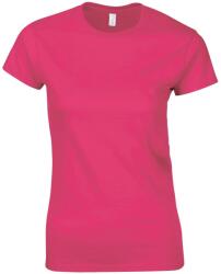 Gildan Női Soft Style rövid ujjú póló 2XL rózsaszín