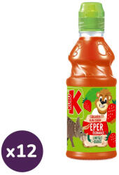 KUBU GO Eper-sárgarépa-banán-alma gyümölcsital (12x300 ml)