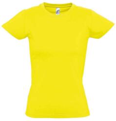 SOL'S Női Imperial póló M sárga|zöld