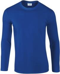 Gildan Unisex felnőtt Soft Touch hosszú ujjú póló M kék
