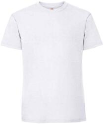 Fruit of the Loom Férfi Iconic 195 prémium gyűrűsfonású pamut póló 5XL fehér