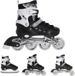NILS Extreme Gyermek inline korcsolya cserélhető hokicsúszóval 4in1 Nils Extreme NH10905 31 fehér|fekete