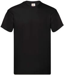Fruit of the Loom Unisex felnőtt eredeti pamut póló 4XL fekete