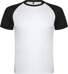 ROLY Unisex felnőtt Indianapolis rövid ujjú sportpóló Unisex felnőtt Indianapolis XL fehér|fekete