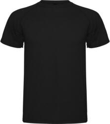 ROLY Montecarlo férfi rövid ujjú sport póló XL fekete