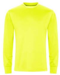 JUST COOL Unisex felnőtt aktív hosszú ujjú póló XL sárga