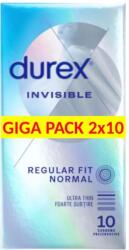 Durex Invisible Regular Fit - vékony óvszer (2x10db) - vagyaim