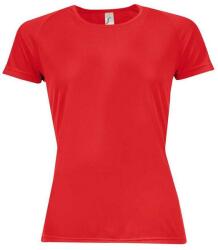 SOL'S Női Sportos Raglan póló XL vörös