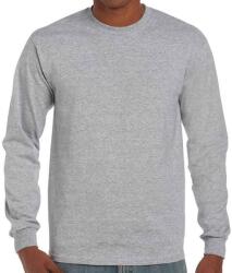 Gildan Unisex Felnőtt Felnőtt Heather Ultra Cotton hosszú ujjú póló 5XL barna|szürke