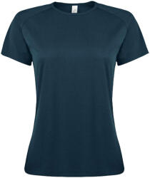 SOL'S Női Sportos Raglan póló L kék|türkíz