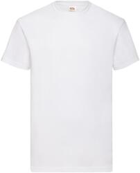 Fruit of the Loom Unisex felnőtt Valueweight póló XL fehér
