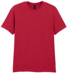 Gildan Unisex felnőtt Softstyle pamut póló pamut póló 3XL vörös