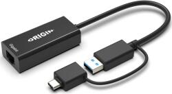 Baseus Usb3.0 Or Usb-c (with Usb-c Male To Usb3.0 Female Adapter) T (os-hub-usb3/c-rj45) (os-hub-usb3/c-rj45)