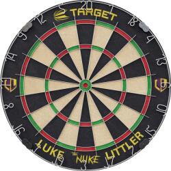 Target Darts tábla Target Luke 'The Nuke' Littler két szett nyíllal és dobóvonallal színes