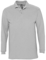 SOL'S Férfi Winter II Melange hosszú ujjú póló pólóing L szürke