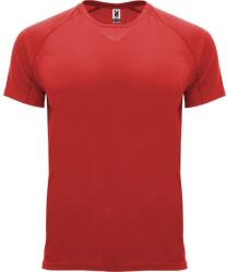 ROLY Férfi Bahrein rövid ujjú sport póló 4XL vörös