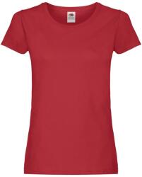 Fruit of the Loom Női eredeti pamut póló XS vörös