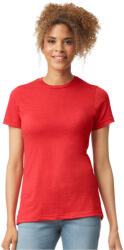 Gildan Női Softstyle CVC póló L vörös