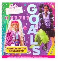  Barbie témájú Kreatív divattervező és matricás album (0105) (0105)