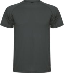 ROLY Montecarlo férfi rövid ujjú sport póló M kék|szürke