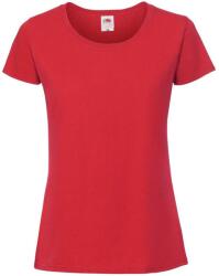 Fruit of the Loom Női Iconic 190 póló M vörös