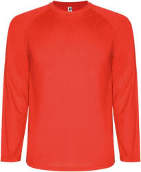 ROLY Montecarlo férfi hosszú ujjú sportpóló L vörös