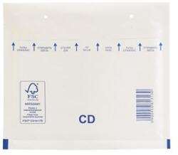 Bluering Légpárnás tasak CD szilikon külsõ méret 200x175mm, belsõ méret 180x165mm, Bluering® fehér (LEGPFHCD) - tonerpiac