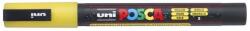 uni Dekormarker 0, 9-1, 3mm, Uni-Posca PC-3ML csillámló sárga (2UPC3MLS) - tonerpiac