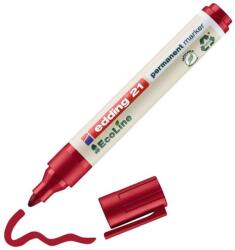 edding Alkoholos marker 1, 5-3mm, Edding 21 EcoLine piros (4-21002) - tonerpiac