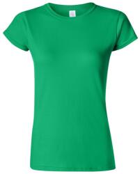 Gildan Női Soft Style rövid ujjú póló L zöld