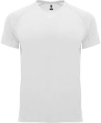 ROLY Férfi Bahrein rövid ujjú sport póló 4XL fehér