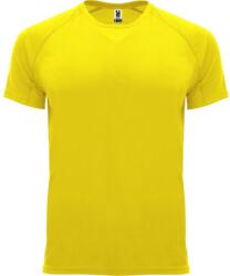 ROLY Férfi Bahrein rövid ujjú sport póló L sárga