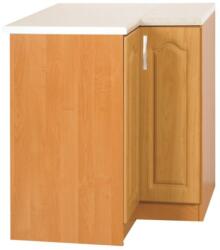 TEMPO KONDELA Konyhaszekrény, Alsó, Sarok, Jobbos, Éger, LORA MDF NEW KLASIK S90/90 - kondela