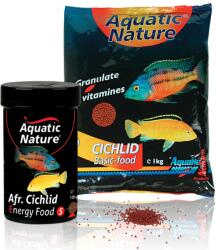 Aquatic Nature African Cichlid Energy Food S szemcsés díszhaleleség - 320ml (ANCF04204)
