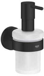 GROHE Essentials Szappanadagoló, tartókonzollal, matt fekete (GR-1022572430)