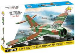 COBI Războiul Rece MIG-17F (LIM-5) Forțele Aeriene ale Germaniei de Est, 1: 32, 588 k, 1 f (CBCOBI-5825)
