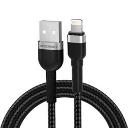 Wozinsky USB-A - Lightning Kábel - 2m 2.4A - Fekete (WNBAL2)