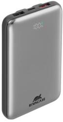 RIVACASE Power bank, beépített kábellel, 10.000mAh, RIVACASE VA2612 (4260709015057)