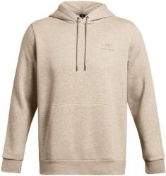 Under Armour Férfi sportos cipzár nélküli pulcsi Under Armour ESSENTIAL FLEECE HOODIE bézs 1373880-203 - 3XL