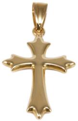 Ékszershop Fényes arany kereszt medál (1319988)