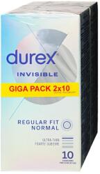 Durex Invisible Regular Fit - vékony óvszer (2x10db) - sexshopcenter